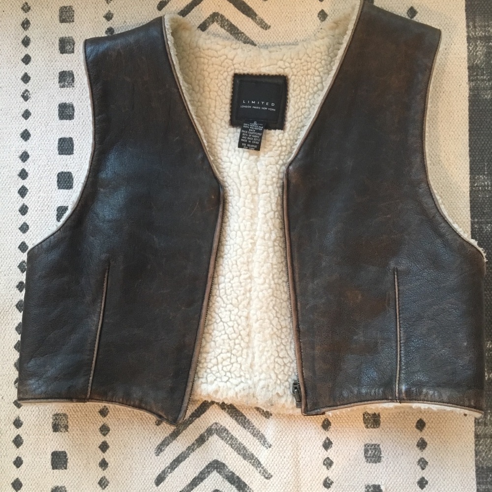 Leather vest